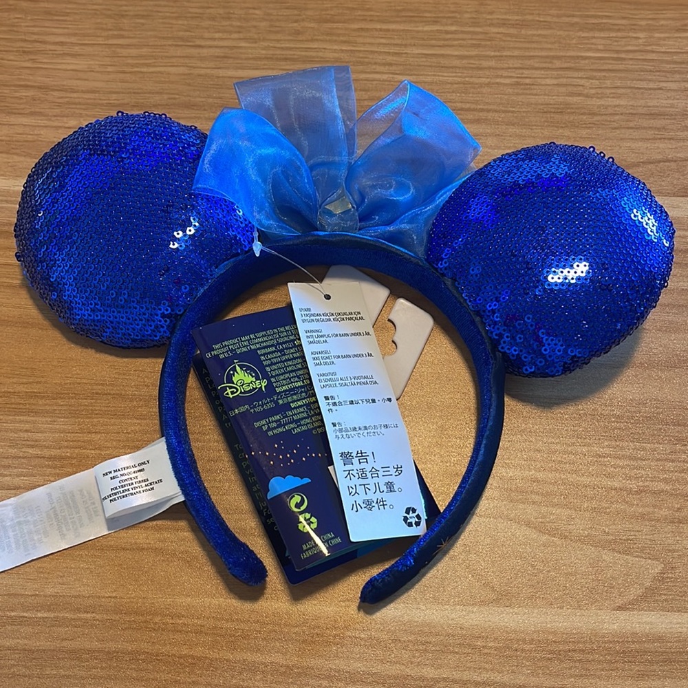 🧚🏻‍♀️ PETER PAN DISNEY MINNIE MOUSE EAR HEADBAND - Picture 2 of 2